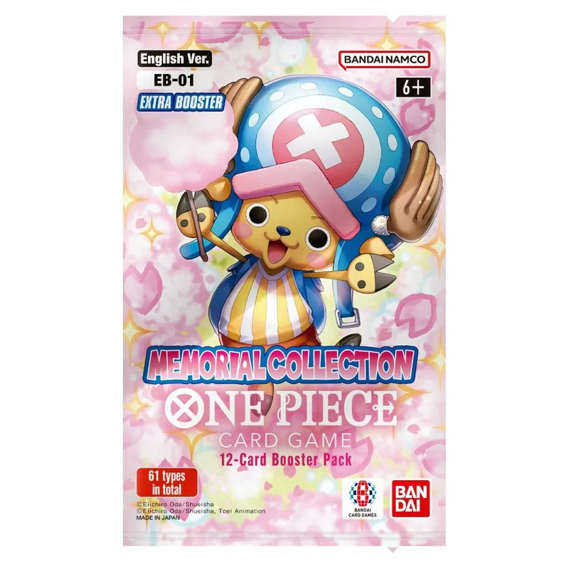 One Piece Card Game Memorial Collection Extra Booster [EB-01] (Pre-Order 03 May 2024)