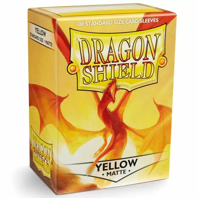 Dragon Shield - Box 100 - Yellow MATTE