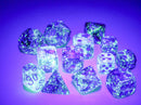 Chessex Polyhedral 7-Die Set Nebula Nocturnal/Blue (Luminary Effect)