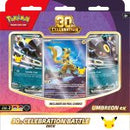Pokémon TCG: 30th Celebration Battle Deck— Espeon ex / Umbreon ex  " Releasing 30th Oct 2026"