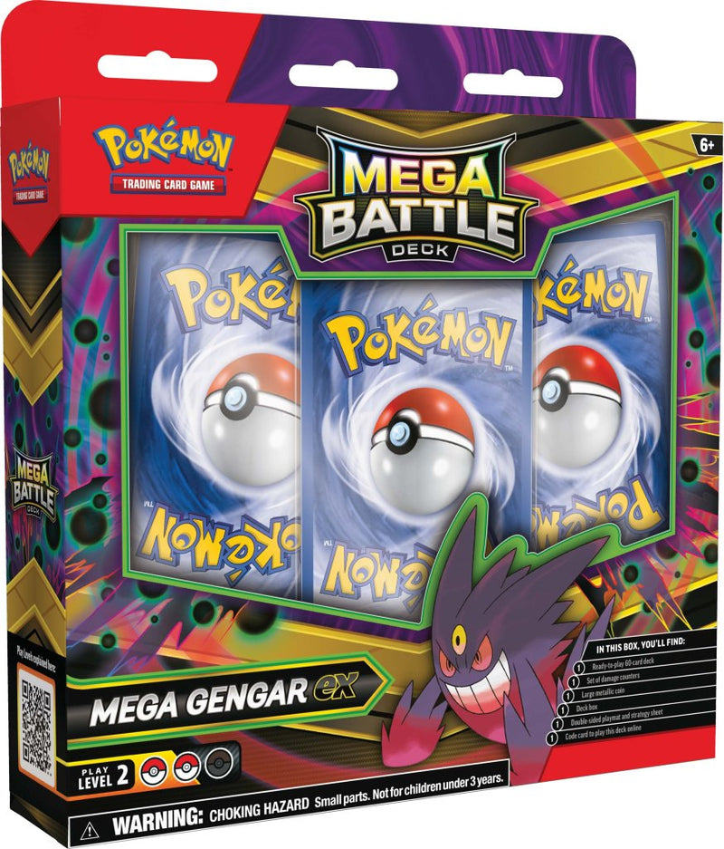 Pokémon TCG: Mega Battle Deck—Mega Gengar ex / Mega Diancie ex (Pre-Order 24th October 2025)
