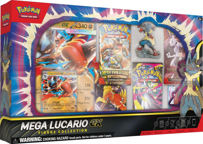 Pokémon TCG: Mega Lucario ex Figure Collection (Pre-Order November)