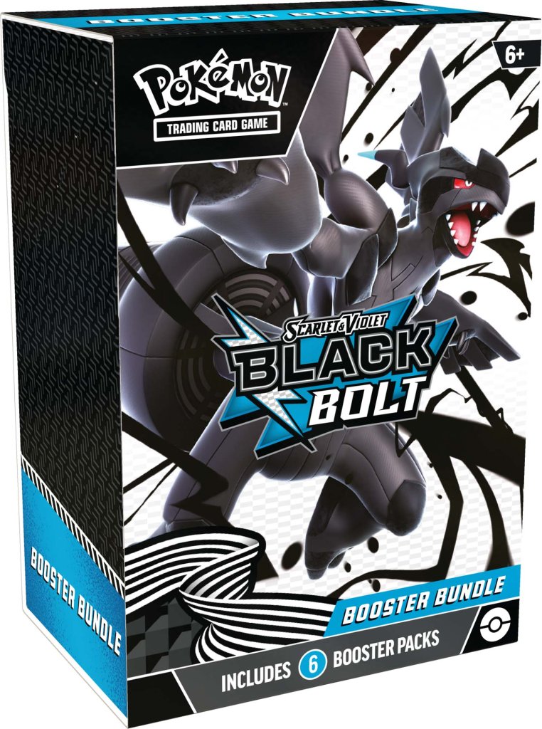 Pokémon TCG: Scarlet & Violet—Black Bolt Booster Bundle (Pre-Order August 2025)
