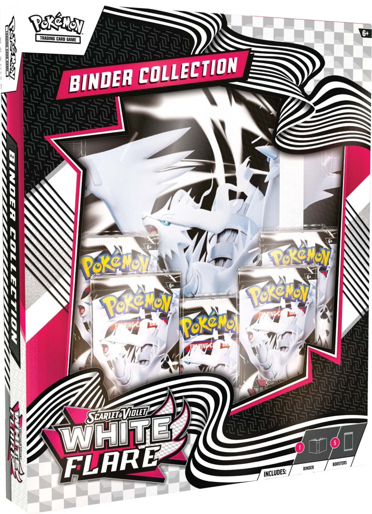 Pokémon TCG: Scarlet & Violet—White Flare Binder Collection (Pre-Order August 2025)