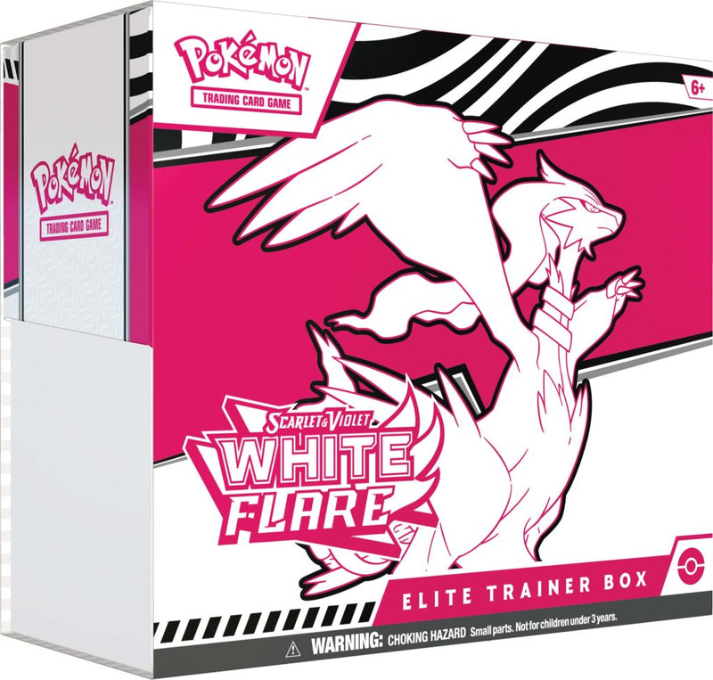 Pokémon TCG: Scarlet & Violet— White Flare Elite Trainer Box (Pre-Order August 2025)