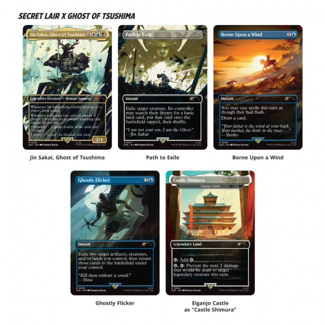 MTG Secret Lair x Ghost of Tsushima (Non-Foil)(Pre-Order 18/12/25)