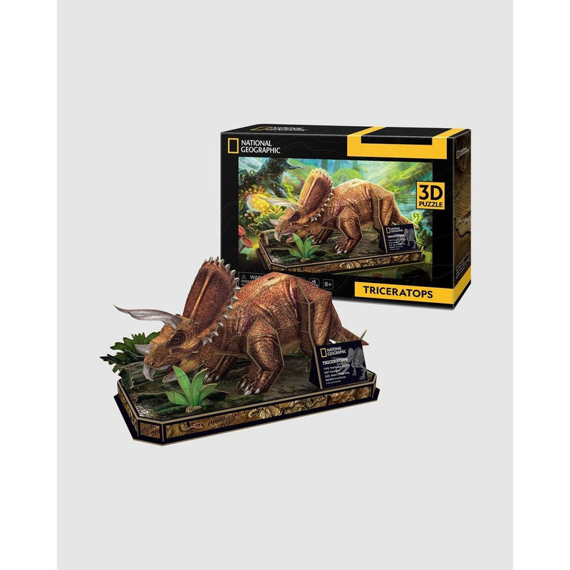 3D Puzzles: Triceratops 3D 44pcs