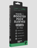 MintFit Booster Pack Sleeves - Extra Thick 50pc