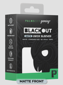 Palms Off Gaming - BLACKout Deck Sleeves - Standard - 100pc - WHITE