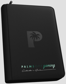 Palms Off Gaming - Collector's Series 12 Pocket SIDE LOADER Zip Trading Card Binder - BLACK