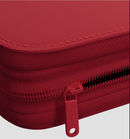 Palms Off Gaming - Collector's Series 4 Pocket SIDE LOADER Zip Trading Card Binder - RED