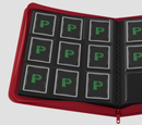 Palms Off Gaming - Collector's Series SIDE LOADER Zip Binder 9 Pocket - RED